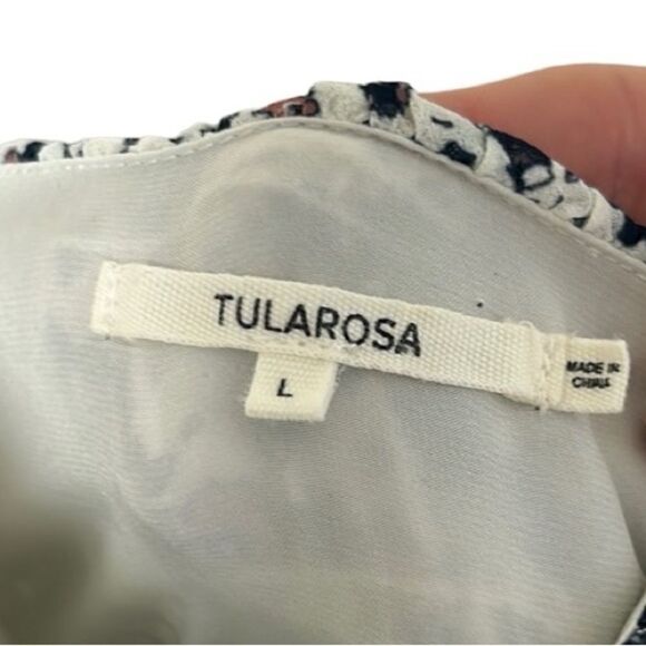 Tularosa - “Gloria” Tiered Flounce Dress in “Malibu Floral” - Size L, Multi - Picture 15 of 16